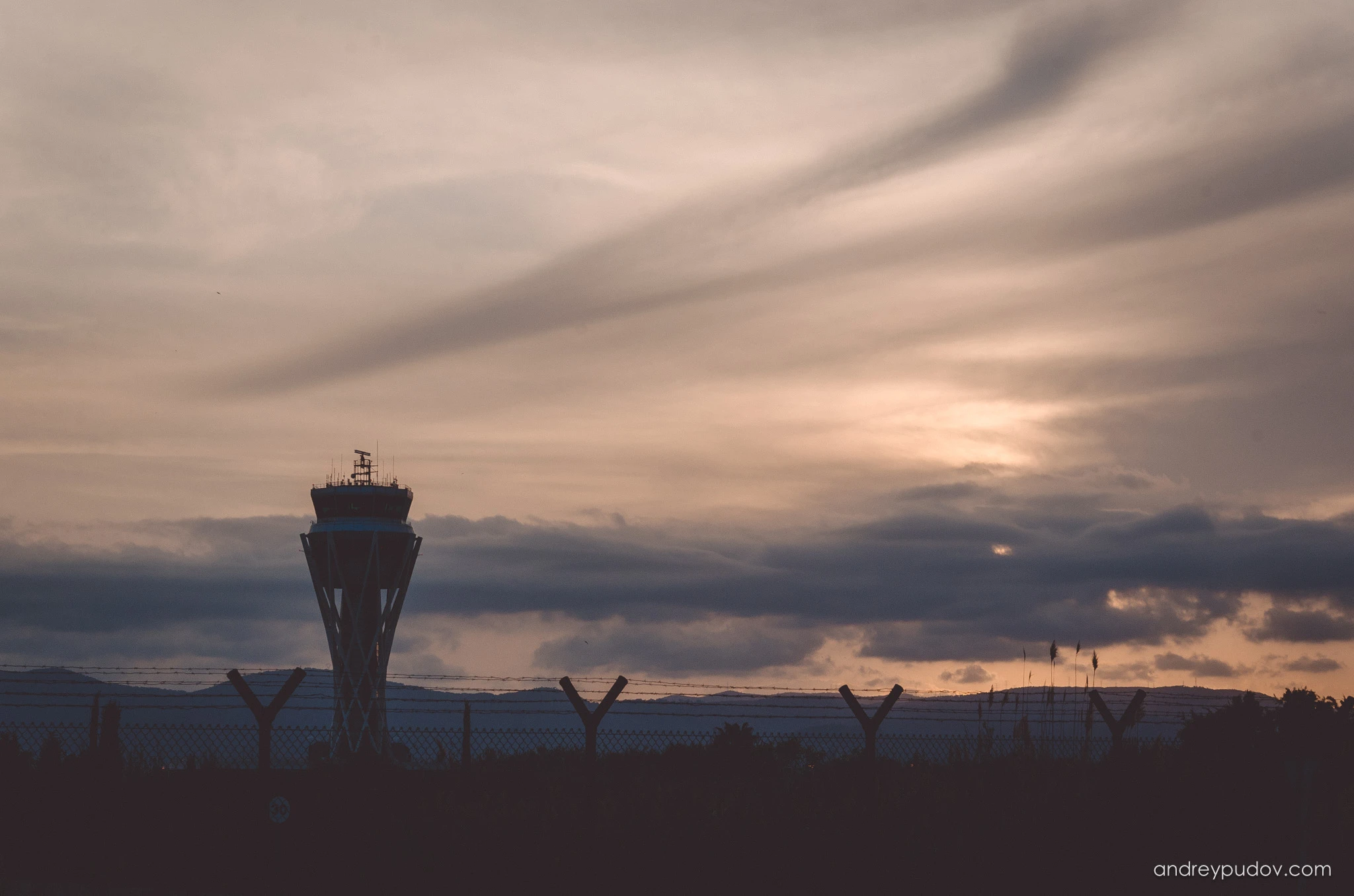LEBL Barcelona El Prat International Airport - The new control tower is a hyperboloid structure