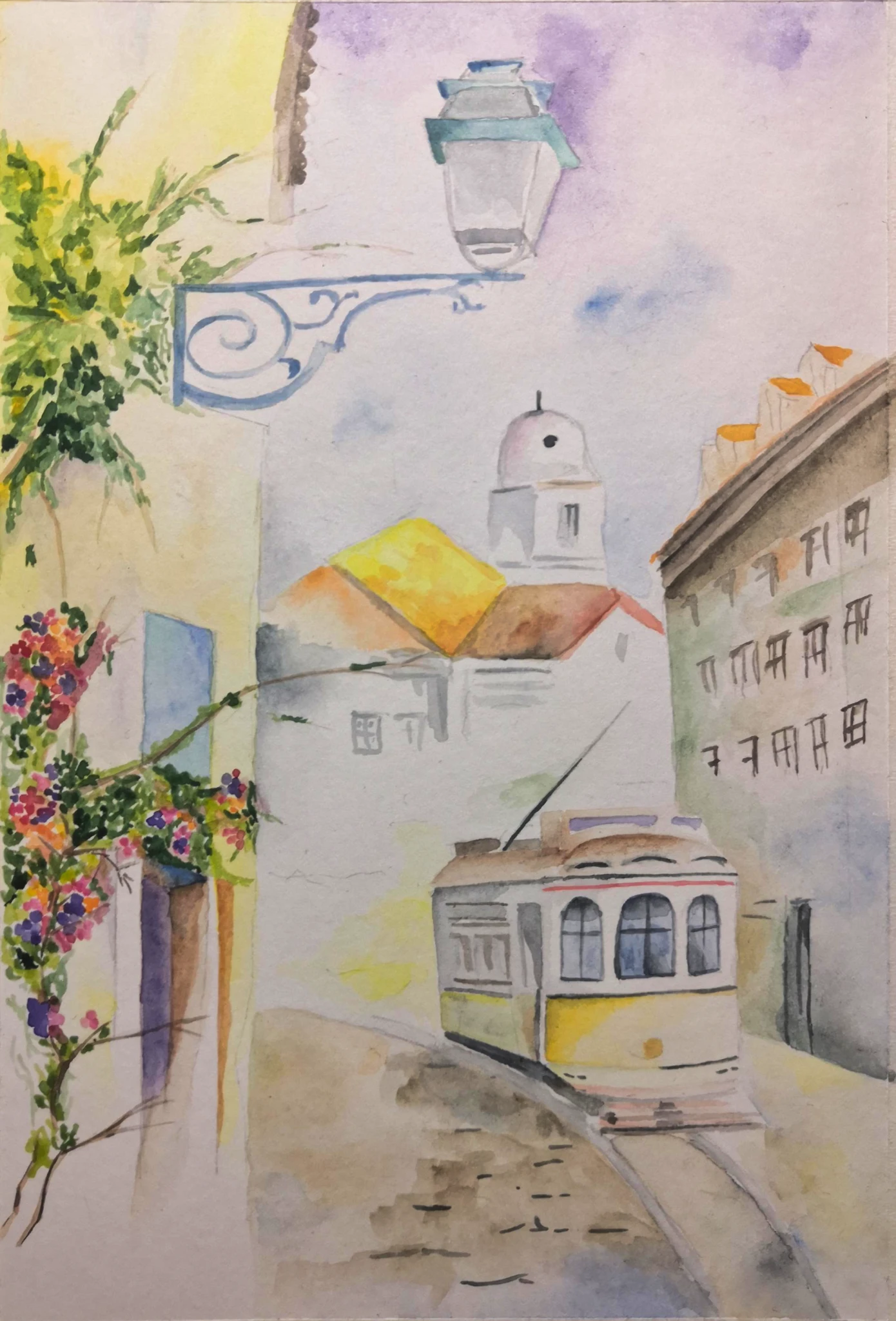 Watercolor - Lisbon / March 31, 2024