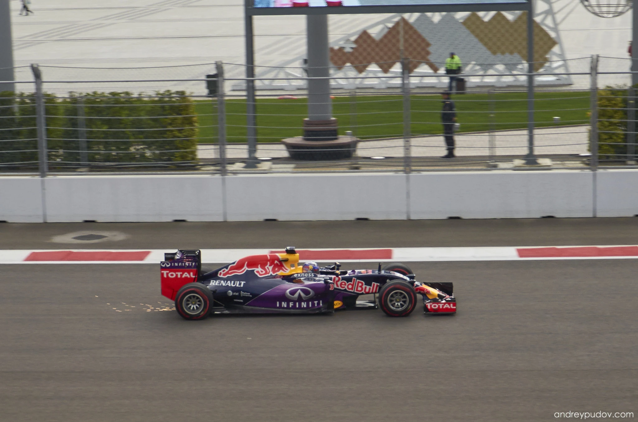 Daniil Kvyat drives Red Bull RB11

Daniil Kvyat is a Russian racing driver who competed in Formula One between 2014–2017 and 2019–2020, racing under the Russian flag. He became the second Formula One driver from Russia and is the most successful of the four Russian drivers to date, with three podiums.