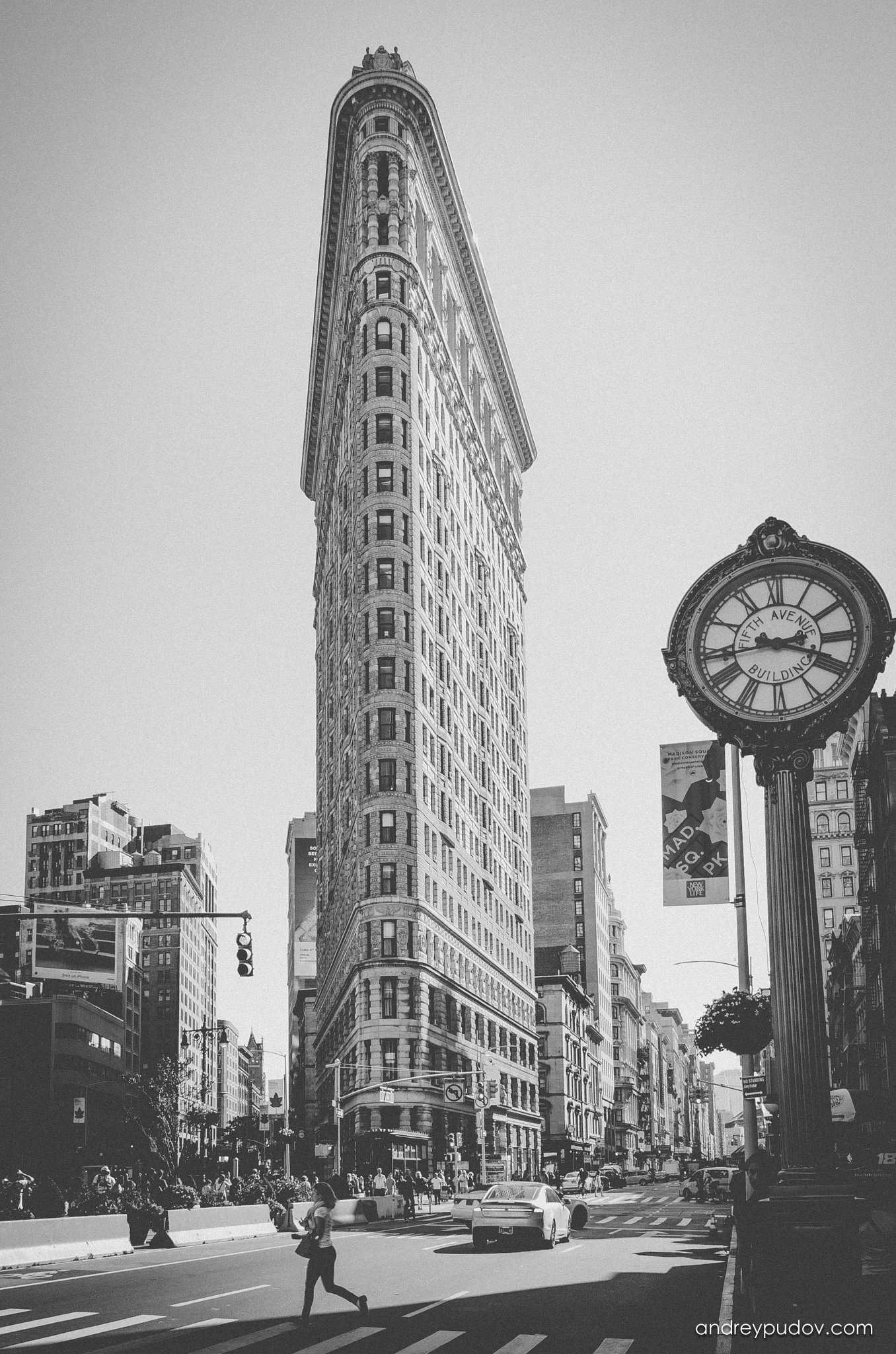 Conquering America 2.0 - Flatiron Building is a triangular 22-story steel-framed landmarked building located at 175 Fifth Avenue in the borough of Manhattan, and is considered to be a groundbreaking skyscraper.