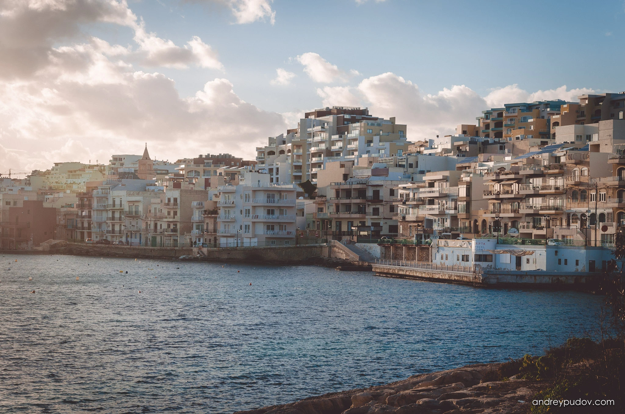 Sliema

Sliema is a town located on the northeast coast of Malta in the Northern Harbour District. It is a major residential and commercial area and a centre for shopping, bars, dining, and café life. It is also the most densely populated town on the island.