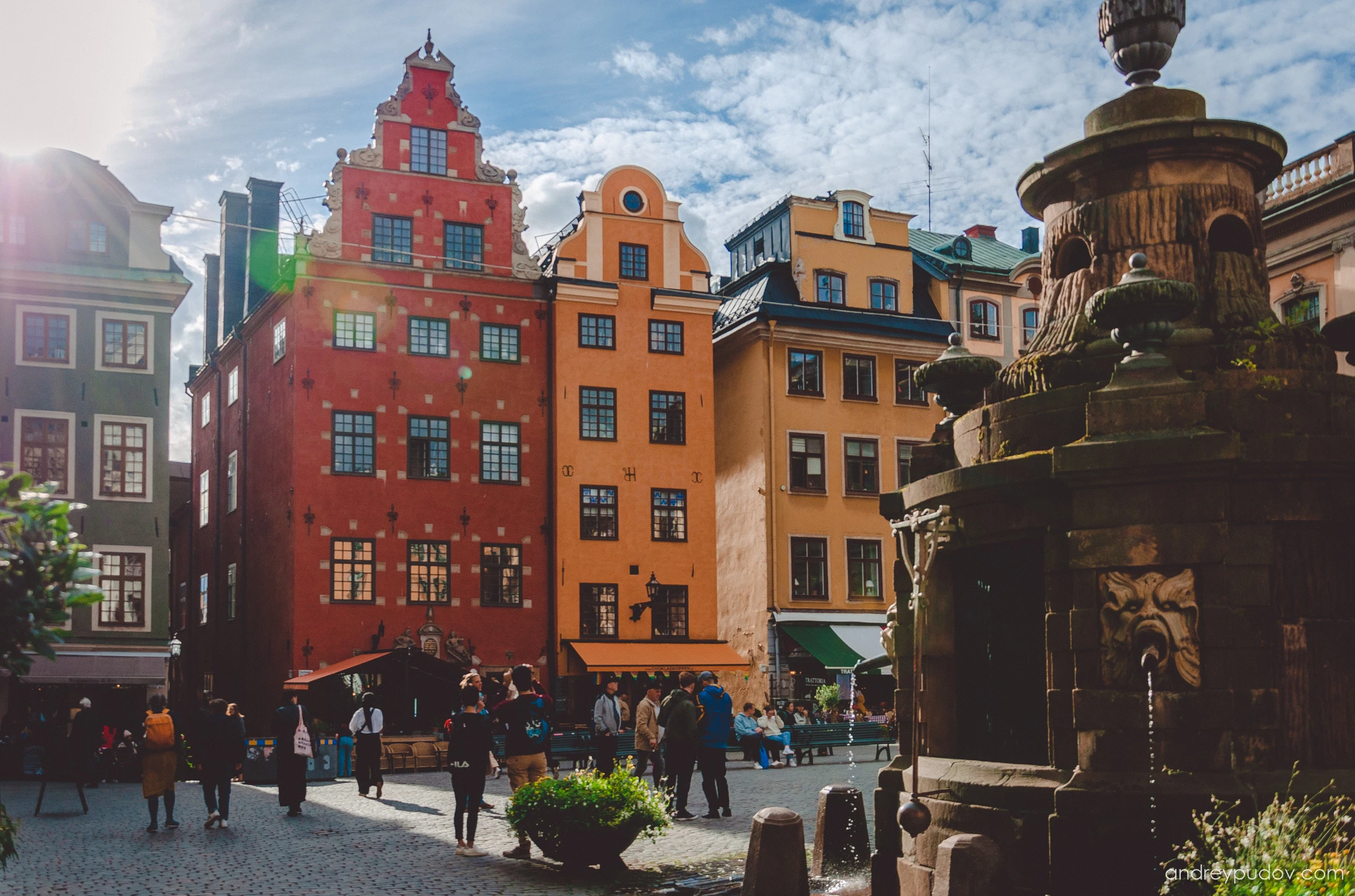 Stockholm. Conquering Scandinavia - Colorful Buildings in Old Town