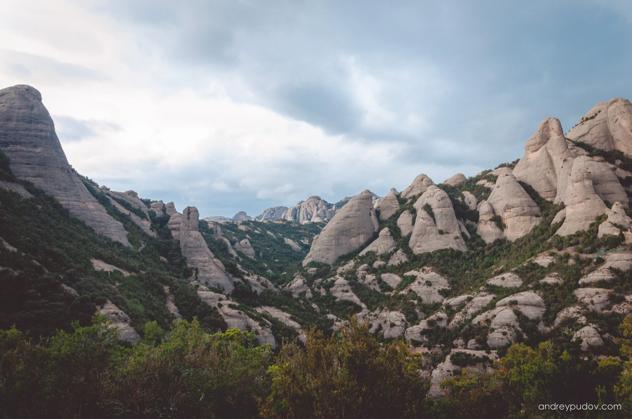 Montserrat - Rock Formations on Montserrat Mountain